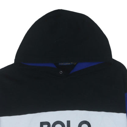 Ralph Lauren Men's Black 4XL Pullover Hoodie with Logo