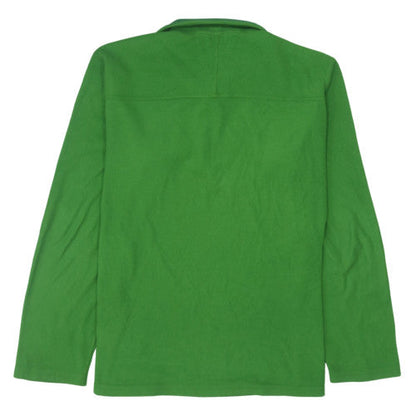The North Face Men's Green Fleece 1/4 Zip Pullover Sweatshirt S