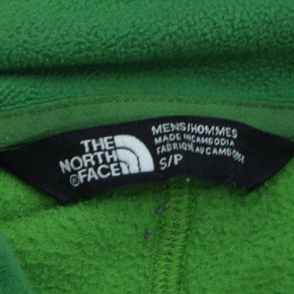 The North Face Men's Green Fleece 1/4 Zip Pullover Sweatshirt S