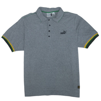 Puma Men’s Grey 2XL Regular Fit Cotton Polo Shirt