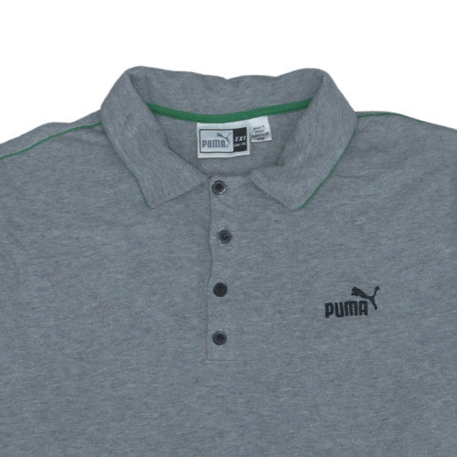 Puma Men’s Grey 2XL Regular Fit Cotton Polo Shirt