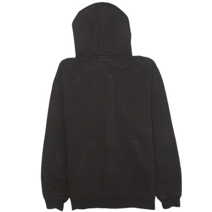 Quiksilver Boys Black Full Zip Graphic Hoodie Size 14 Years