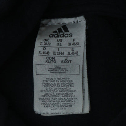 Adidas Women's Black XL Pullover Hoodie with Logo Print