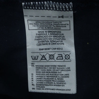 Adidas Mens Black Short Sleeve Crew Neck Cotton Sports T-Shirt L