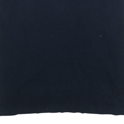 Adidas Mens Black Short Sleeve Crew Neck Cotton Sports T-Shirt L