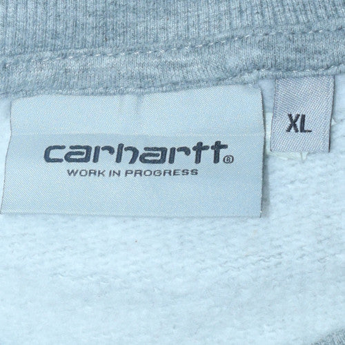 Carhartt Men's Grey XL Pullover Sweatshirt Graphic Workwear