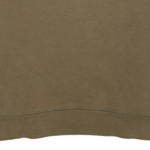 Timberland Men Brown Cotton Crew Neck Pullover Sweatshirt L