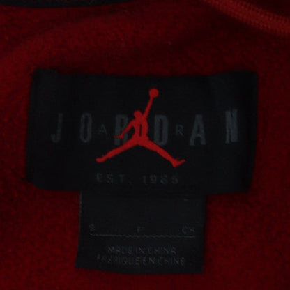 Jordan Men's Red Full Zip Hoodie Size S Sports Fleece
