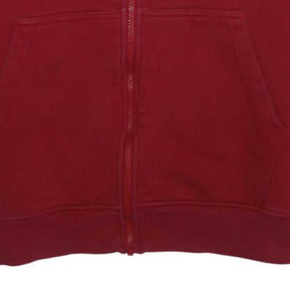 Jordan Men's Red Full Zip Hoodie Size S Sports Fleece