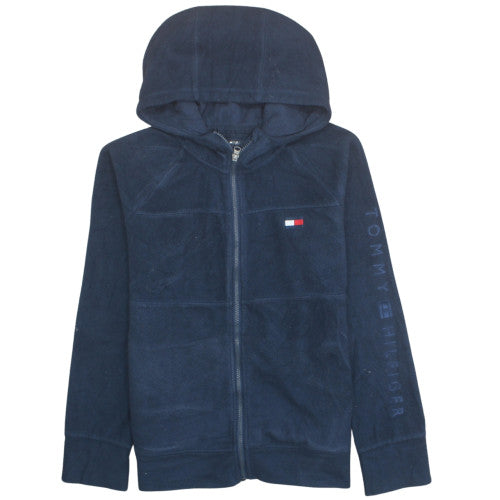 Tommy Hilfiger Womens Navy Full Zip Hoodie Fleece Size M