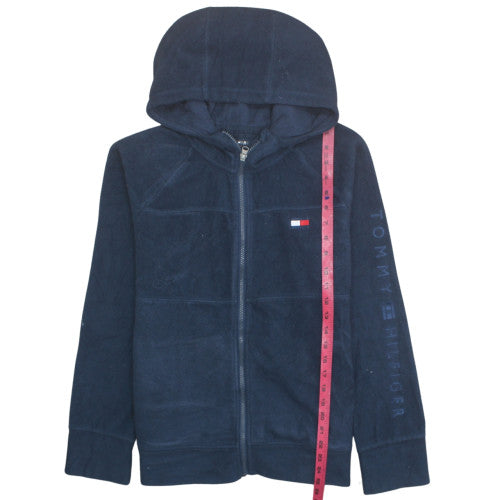 Tommy Hilfiger Womens Navy Full Zip Hoodie Fleece Size M