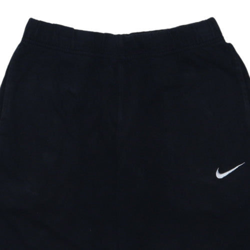 Nike Men's Black S Sweat Shorts Elastic Waist Regular Fit
