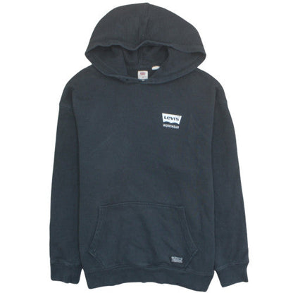 Levi's Men's Black XL Relaxed Fit Workwear Pullover Hoodie
