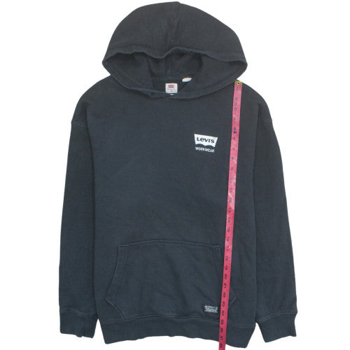 Levi's Men's Black XL Relaxed Fit Workwear Pullover Hoodie