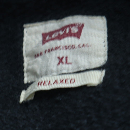 Levi's Men's Black XL Relaxed Fit Workwear Pullover Hoodie