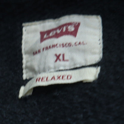 Levi's Men's Black XL Relaxed Fit Workwear Pullover Hoodie