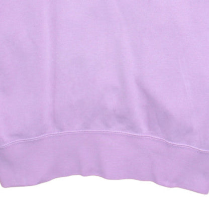 Nike Women's Lilac Pullover Hoodie L Cotton Blend Comfortable Sweatshirt