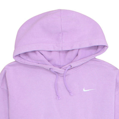 Nike Women's Lilac Pullover Hoodie L Cotton Blend Comfortable Sweatshirt