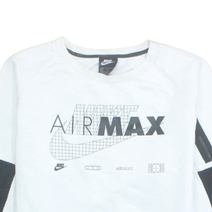 Nike Air Max Men’s White XL Pullover Sweatshirt Graphic Logo Sportswear