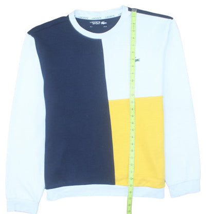 Lacoste Men’s Multicoloured XL Crew Neck Pullover Sweatshirt