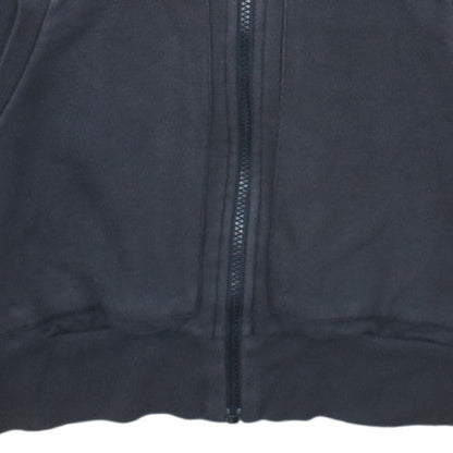 Adidas Men's Black XL Full Zip Hoodie with Red Stripes
