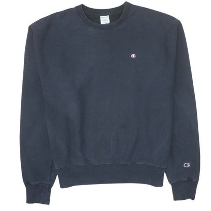 Champion Men's Navy Blue Sweatshirt XL Crew Neck Pullover Fleece