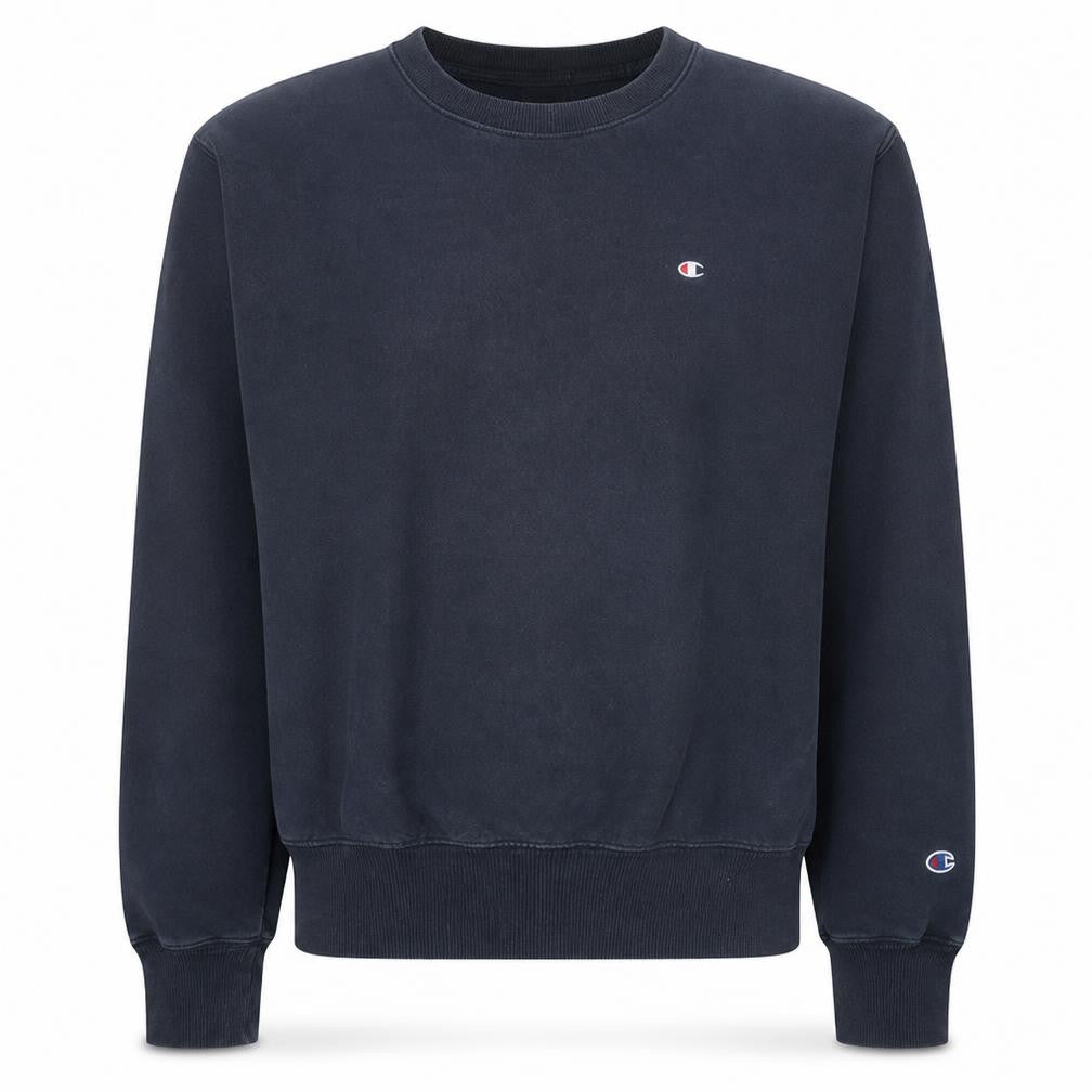 Champion Men's Navy Blue Sweatshirt XL Crew Neck Pullover Fleece