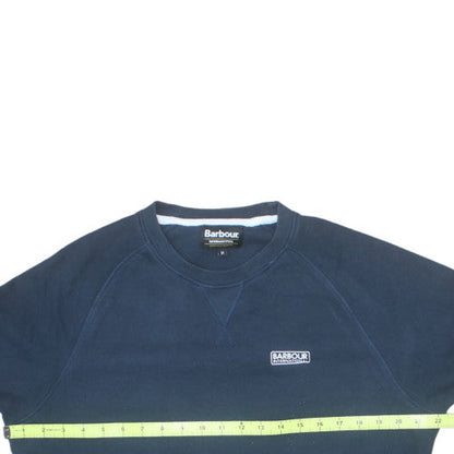Barbour Men's Blue Crew Neck Pullover Sweatshirt Medium