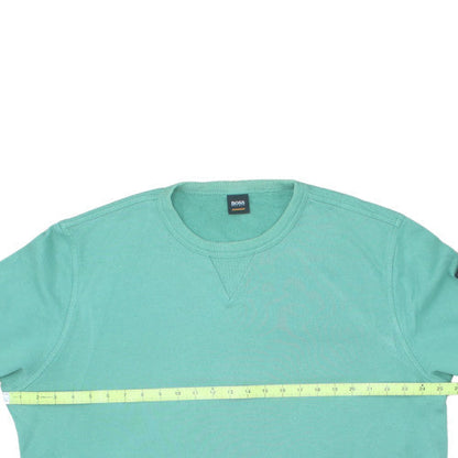 Hugo Boss Men's Green 2XL Crew Neck Pullover Sweatshirt
