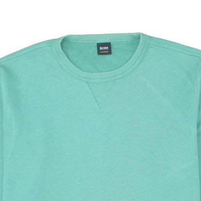 Hugo Boss Men's Green 2XL Crew Neck Pullover Sweatshirt