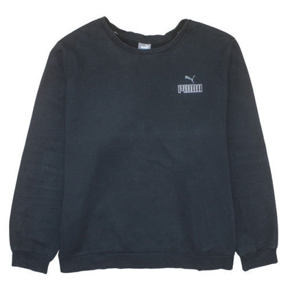 Puma Mens Black 3XL Pullover Crew Neck Sweatshirt
