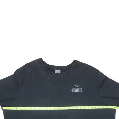 Puma Mens Black 3XL Pullover Crew Neck Sweatshirt