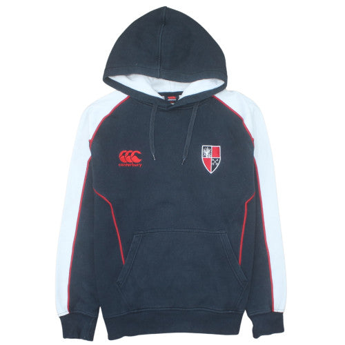 Canterbury Mens Black L Pullover Rugby Hoodie with Logo