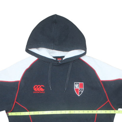 Canterbury Mens Black L Pullover Rugby Hoodie with Logo