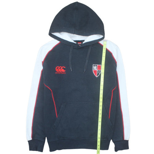 Canterbury Mens Black L Pullover Rugby Hoodie with Logo