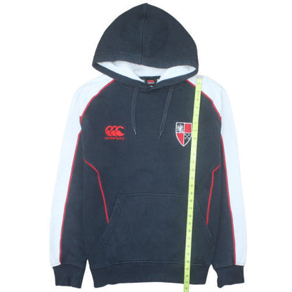 Canterbury Mens Black L Pullover Rugby Hoodie with Logo
