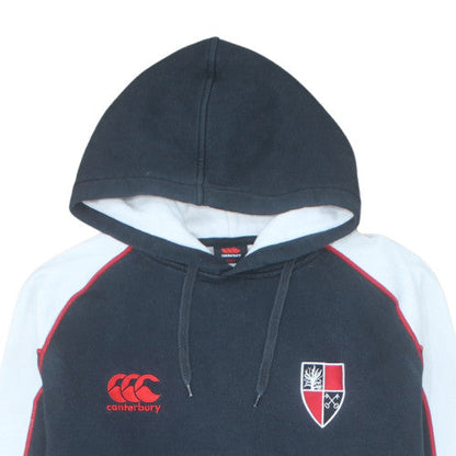 Canterbury Mens Black L Pullover Rugby Hoodie with Logo