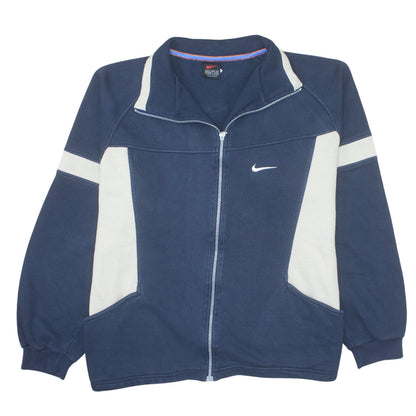 Nike Men's Blue Track Jacket XL Full Zip Athletic Sportswear