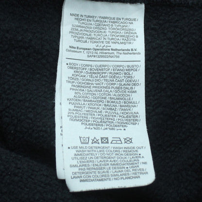 Nike Men Black Small Pullover Crew Neck Sweatshirt Graphic Logo