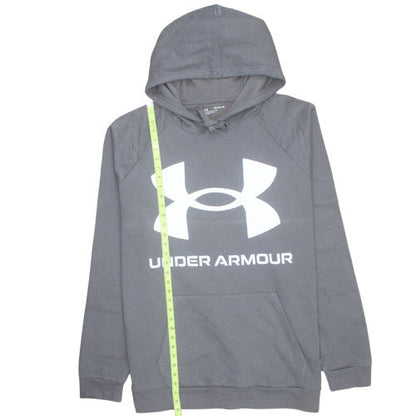 Under Armour Men's Grey 4XL Pullover Hoodie with Logo