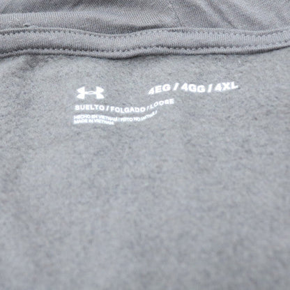 Under Armour Men's Grey 4XL Pullover Hoodie with Logo