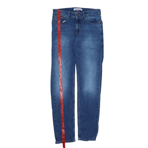 Tommy Jeans Women's Blue Ryan Relaxed Straight Denim Jeans Size 12