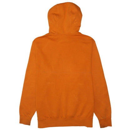 Nike Men's Orange Hoodie Large Pullover Cotton Graphic Print