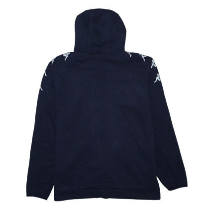 Kappa Men’s Blue Full Zip Hooded Sweatshirt XL Bristol Basketball
