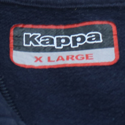 Kappa Men’s Blue Full Zip Hooded Sweatshirt XL Bristol Basketball
