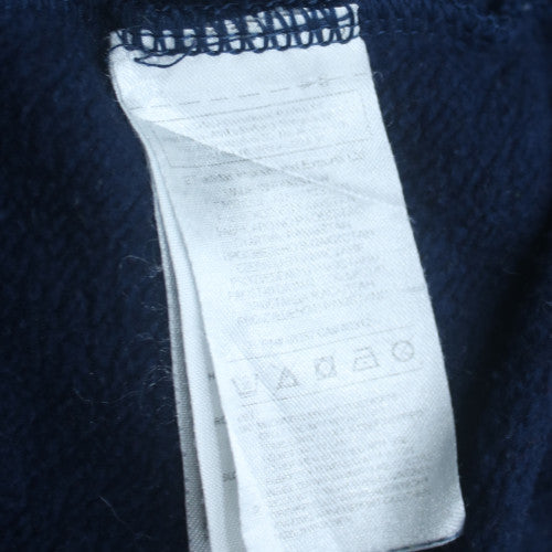 Adidas Men's Navy Blue Hoodie Pullover Long Sleeve Large