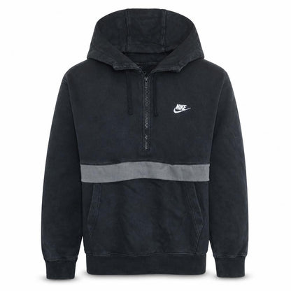 Nike Men's Black M Pullover 1/2 Zip Fleece Hoodie