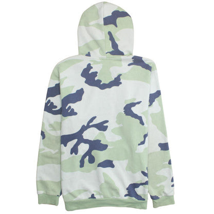 Adidas Mens Green Camouflage Pullover Hoodie Size L