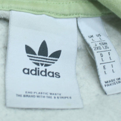 Adidas Mens Green Camouflage Pullover Hoodie Size L