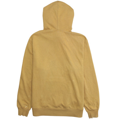 New Balance Men's Brown Pullover Hoodie L Logo Fleece Sweatshirt